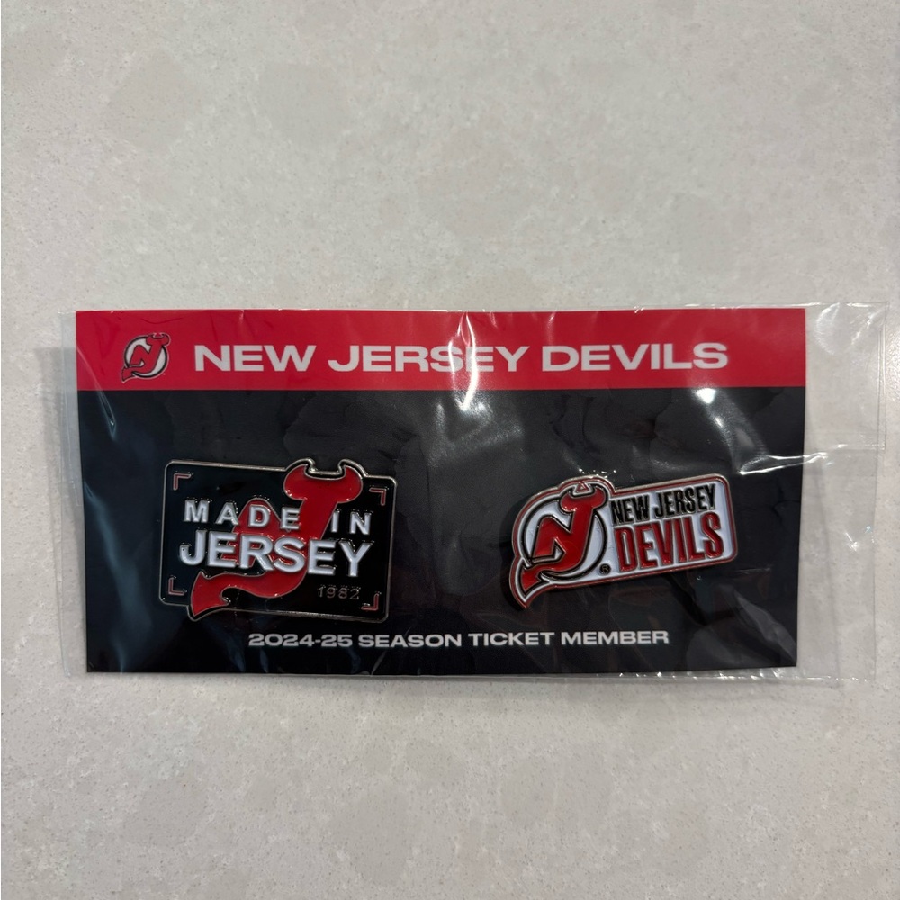 NJ Devils Collectable Pins.